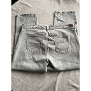 Ralph Lauren Light Blue Denim Relaxed Straight Leg Blue Jeans Size 18W Women's